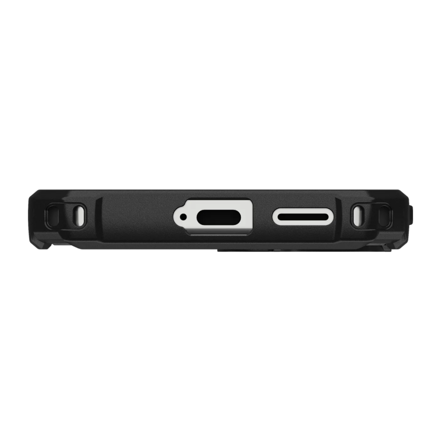 Защитный композитный чехол с поддержкой MagSafe UAG Pathfinder Clear для Samsung Galaxy S25 - фото 4