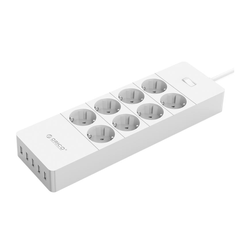 Сетевой фильтр ORICO (1,5 м) (HPC-8A5U V1)