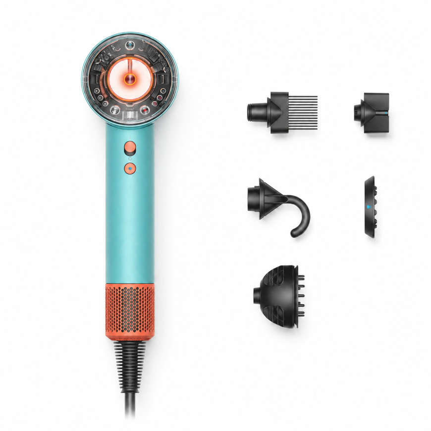 Фен Dyson HD16 Supersonic Nural Hair Dryer Curly+Coily (Ceramic Patina/Topaz Orange) (2024)