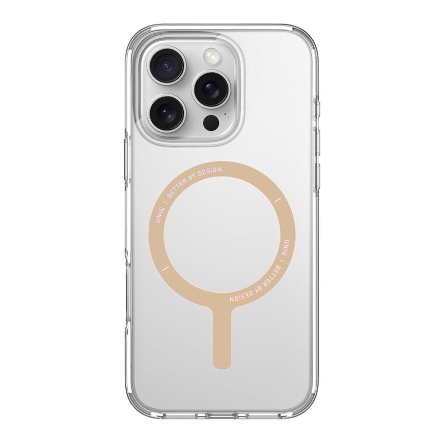 Прозрачный чехол MagSafe Uniq Clario для iPhone 16 Pro Max