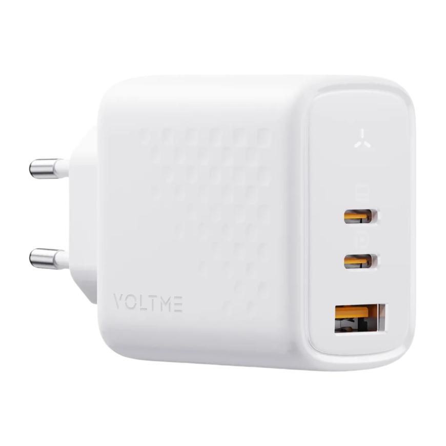 Сетевое зарядное устройство VOLTME Revo 65 мощностью 65 Вт (2 USB-C, USB-A) (GaN)