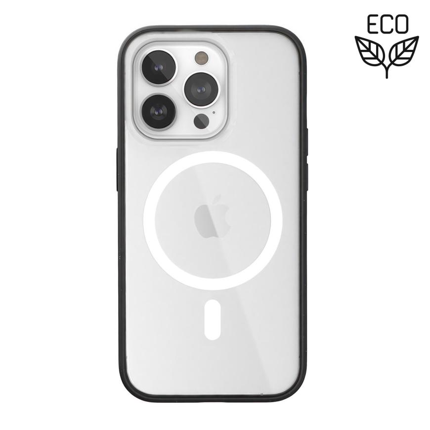 Гибридный экочехол с поддержкой MagSafe Woodcessories Clear Case Bio для iPhone 14 Pro Max