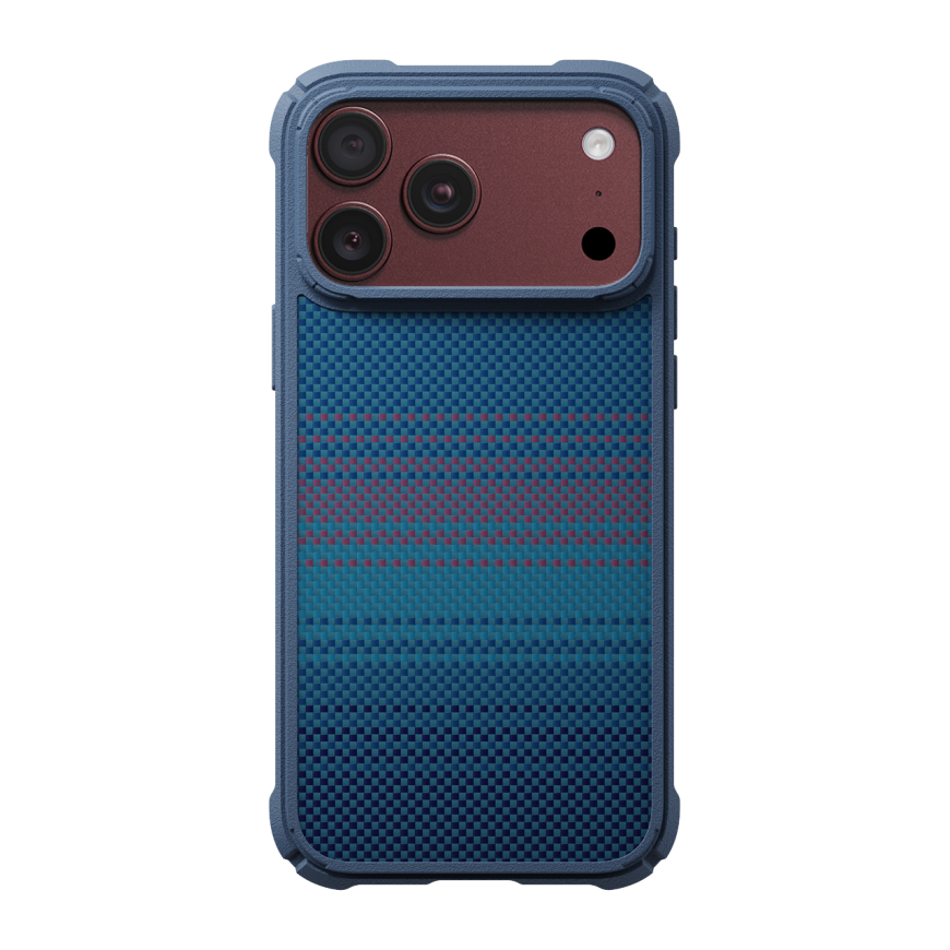Арамидный чехол MagSafe PITAKA Moonrise2.0 Cairn Case для iPhone 17 Pro Max и 18 Pro Max