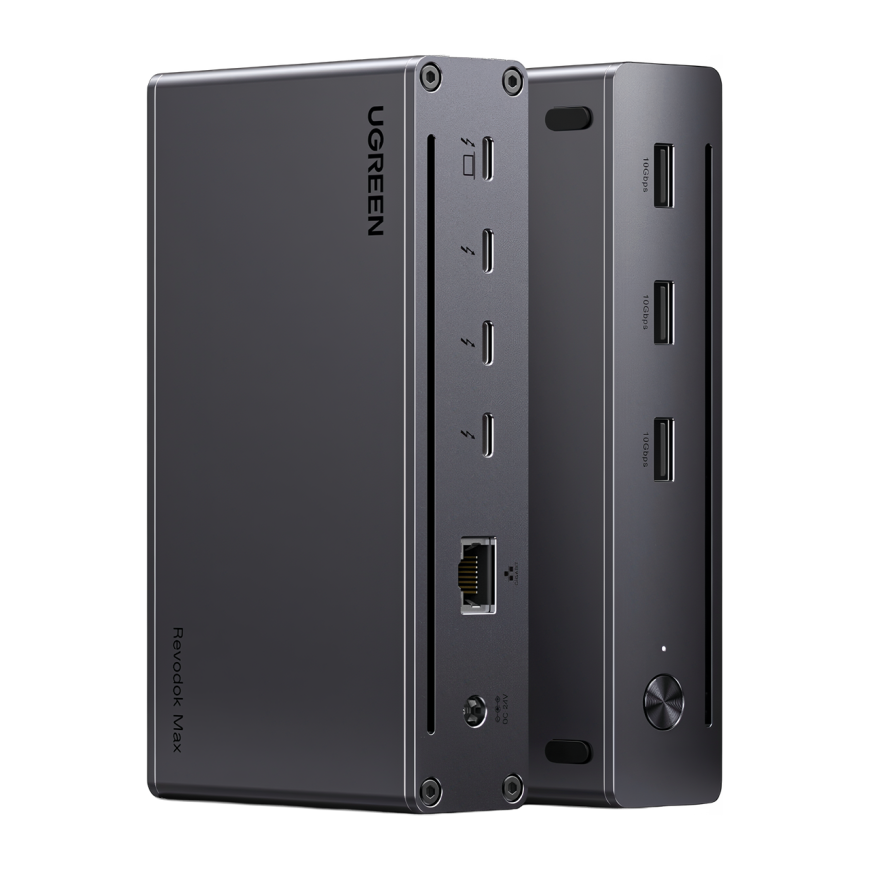 Thunderbolt-Хаб Ugreen Revodok Max Thunderbolt 4 с внешним питанием (U708)