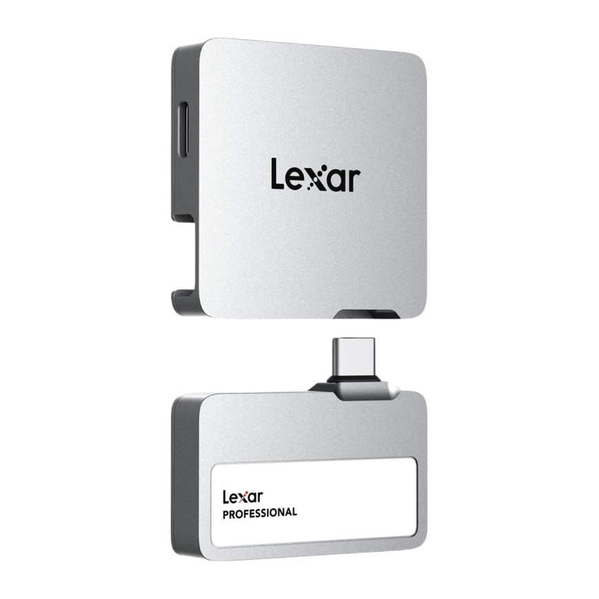 Внешний твердотельный накопитель и USB-хаб Lexar Professional Go SL400 SSD (1 ТБ)