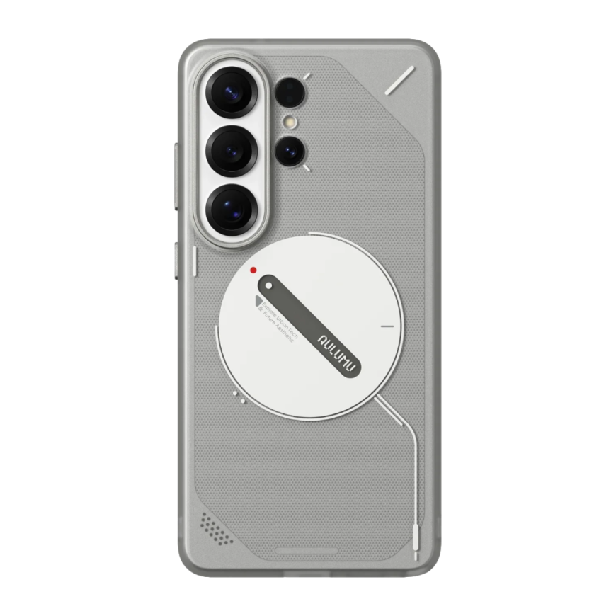 Прозрачный чехол MagSafe Aulumu S26U Frosted Case для Samsung Galaxy S26 Ultra