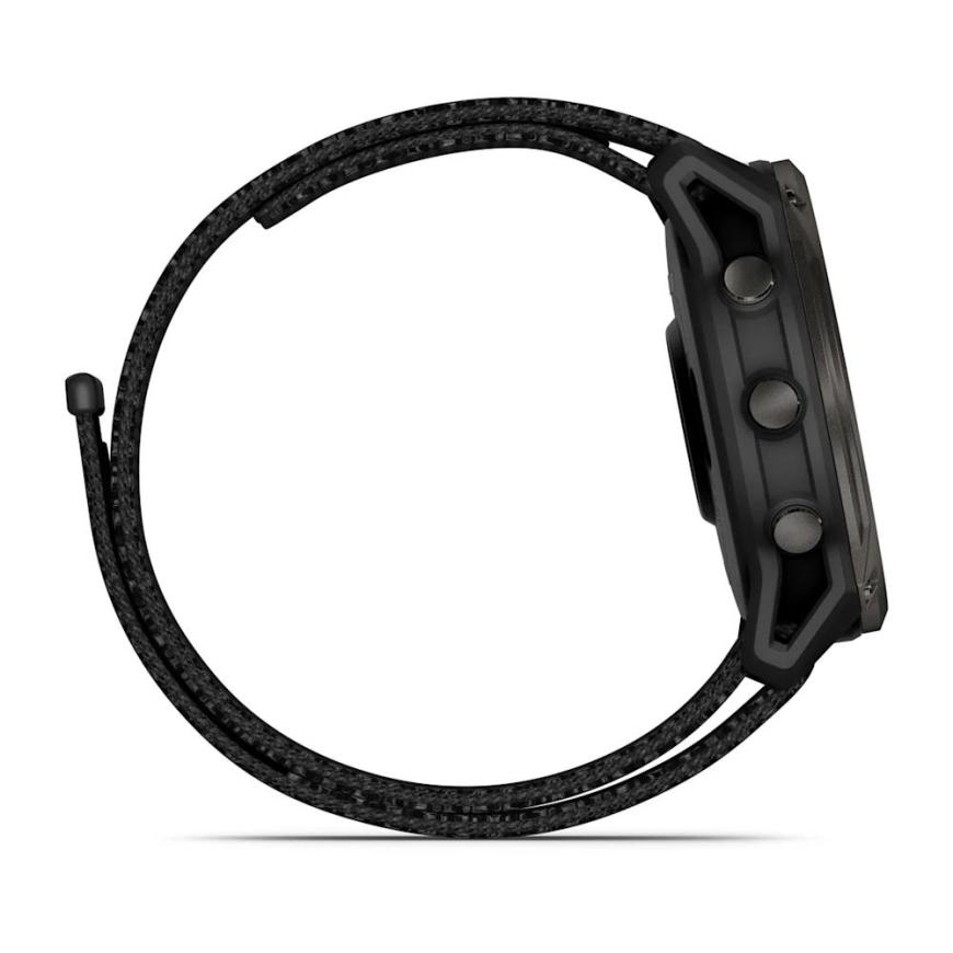 Умные спортивные часы Garmin Enduro 3, нейлоновый чёрный ремешок UltraFit - фото 2