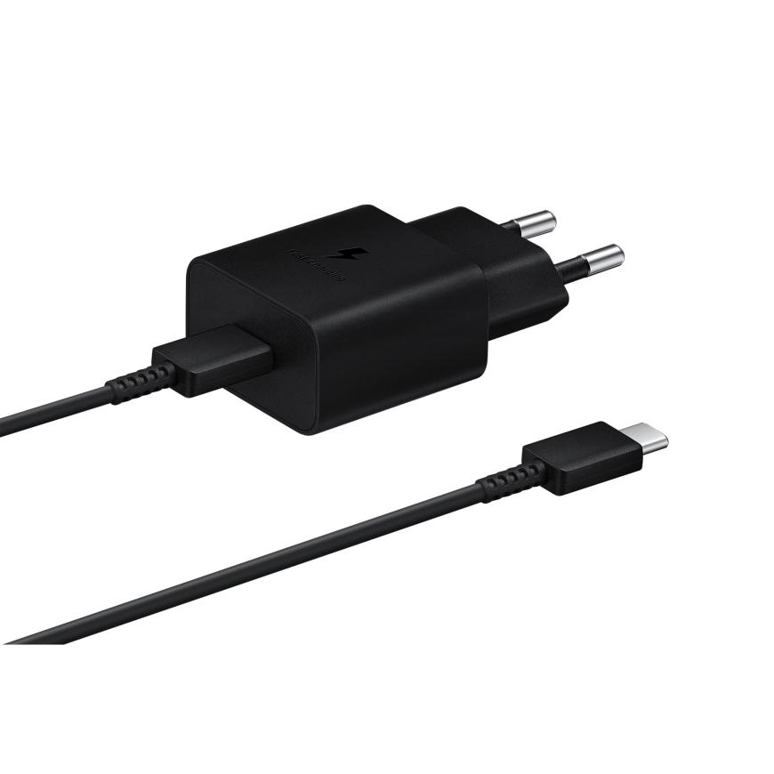 Сетевое зарядное устройство Samsung мощностью 15 Вт (USB-C) и кабель USB-C (1 м) (EP-T1510)