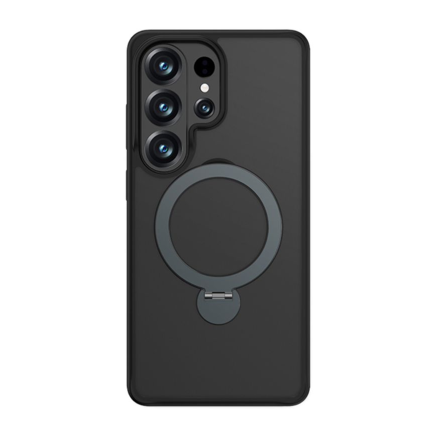 Прозрачный чехол MagSafe с подставкой Benks Mist для Samsung Galaxy S26 Ultra