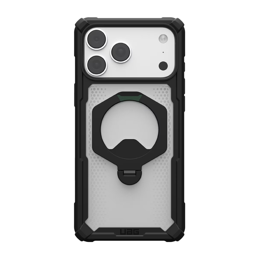 Защитный прозрачный чехол MagSafe с подставкой UAG Plasma XTE 360 для iPhone 17 Pro Max и 18 Pro Max