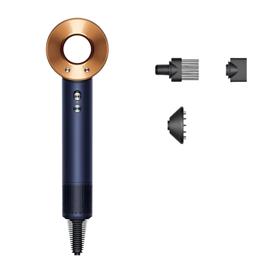 Фен Dyson HD07 Supersonic Curly+Coily (Prussian Blue/Rich Copper) (2025)