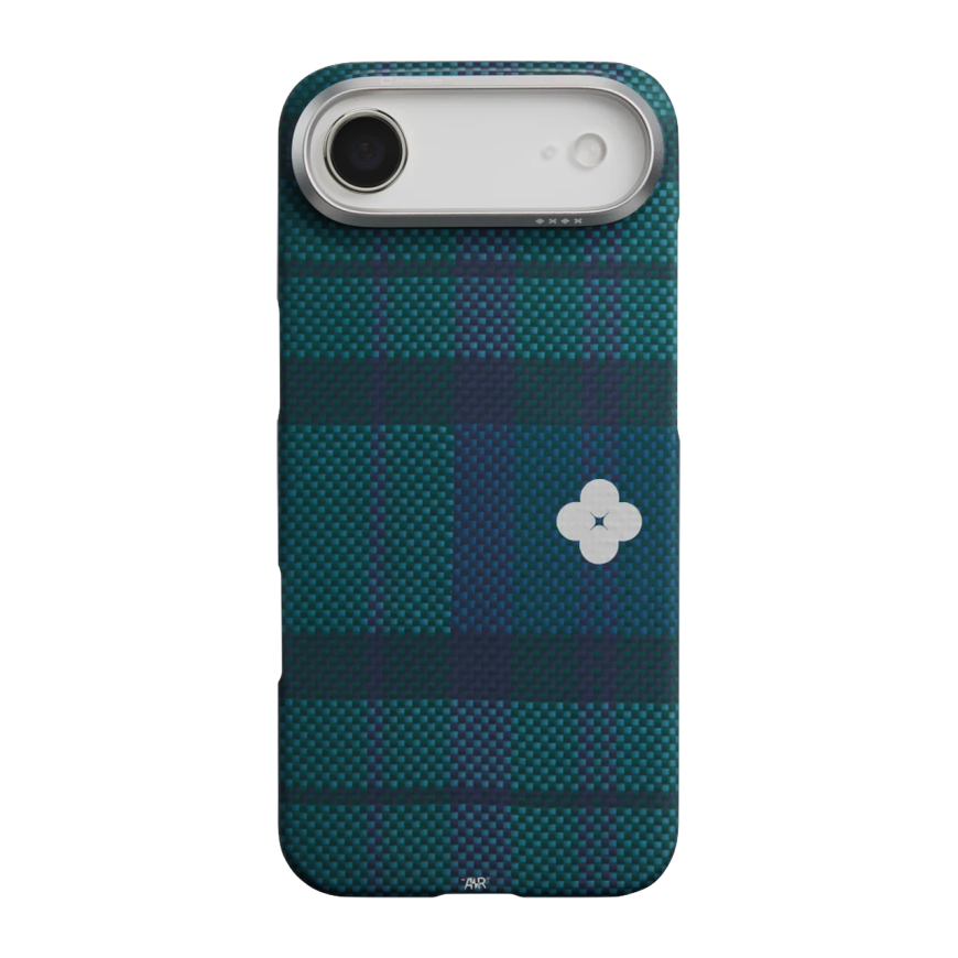 Арамидный чехол MagSafe PITAKA × MÜNN Flora in Grid Edge Case для iPhone Air