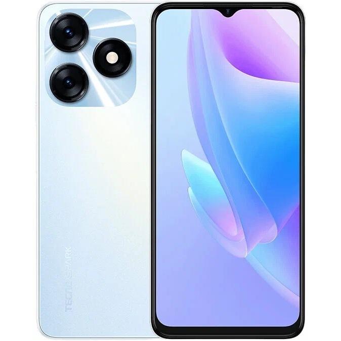 Смартфон Tecno Spark 10 8 ГБ + 128 ГБ (Белый | White)