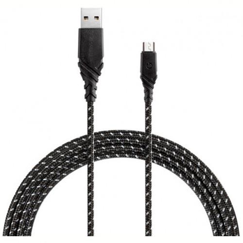 Кабель с нейлоновой оплёткой Energea NyloGlitz Micro-USB — USB-A (1,5 м)