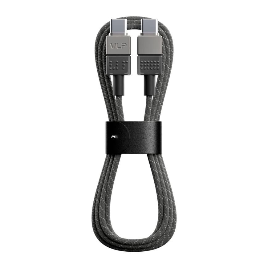 Кабель с оплёткой и ремешком VLP NEO Phantom USB-C (USB 2.0) (1,5 м)