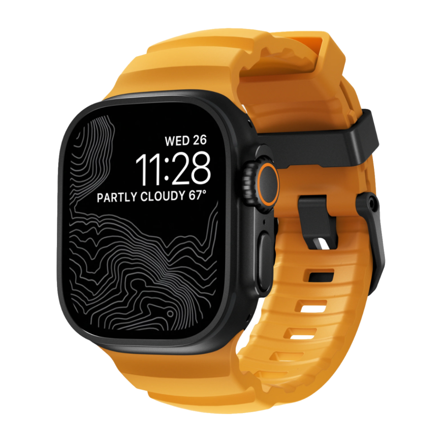 Спортивный ремешок Nomad Rocky Point Band для Apple Watch 44, 45, 46 мм и Ultra 49 мм