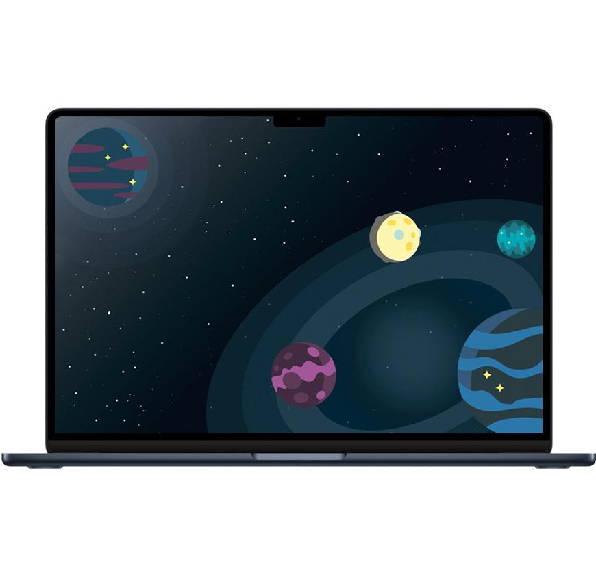 Ноутбук Apple MacBook Air 15" Midnight (M2 8-Core, GPU 10-Core, 16GB, 2Tb) (Custom)