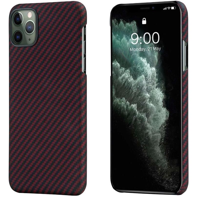 Чехол Pitaka MagCase Twill для iPhone 11 Pro Max Black-Red
