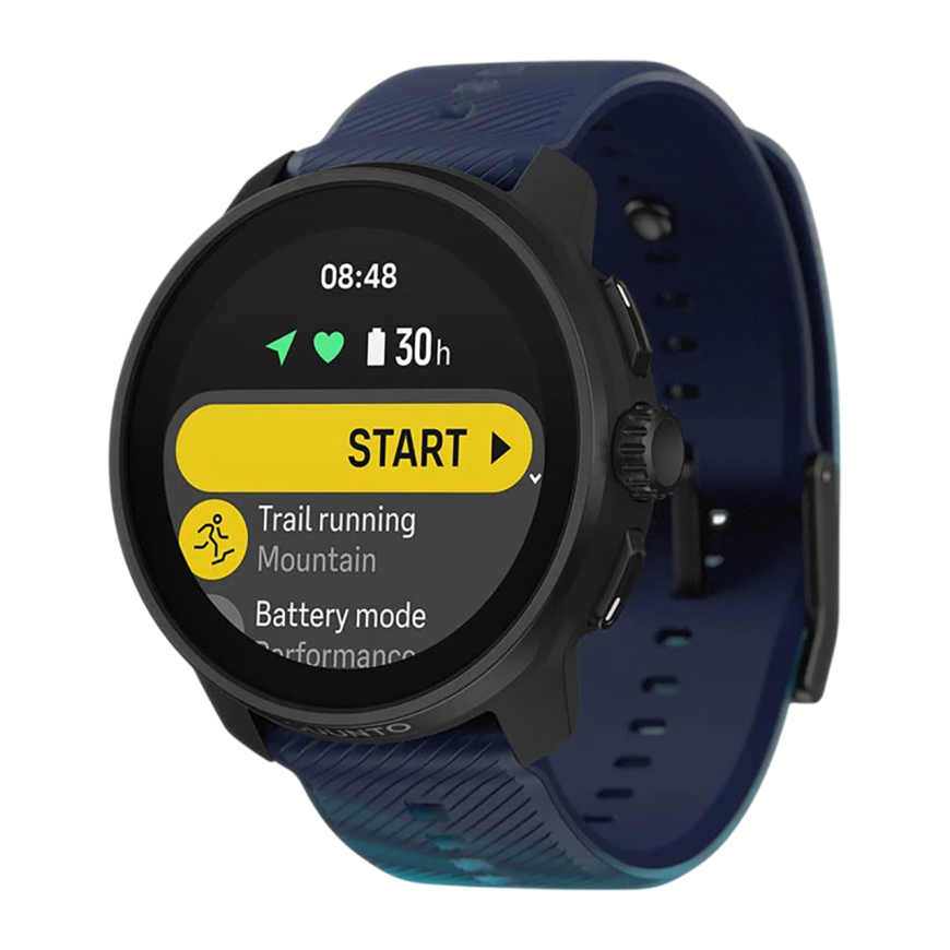 Спортивные часы Suunto Race S UTMB World Series, синий силиконовый ремешок
