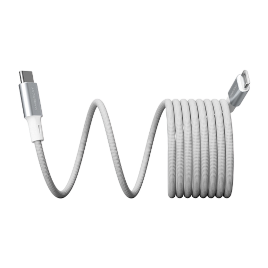 Магнитный кабель с оплёткой Magssory Link USB-C (USB 2.0) (2,4 м)