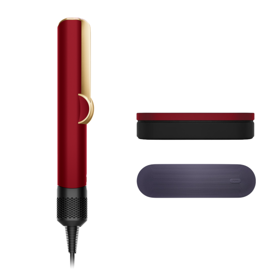 Выпрямитель для волос Dyson Airstrait HT01 Gift Edition (Red velvet/Gold) (2024)