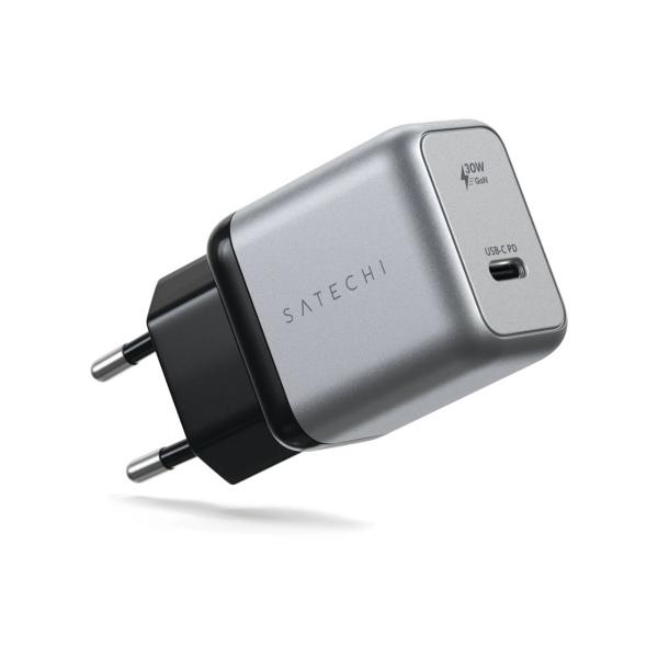 Сетевое зарядное устройство Satechi мощностью 30 Вт (USB-C) (GaN)