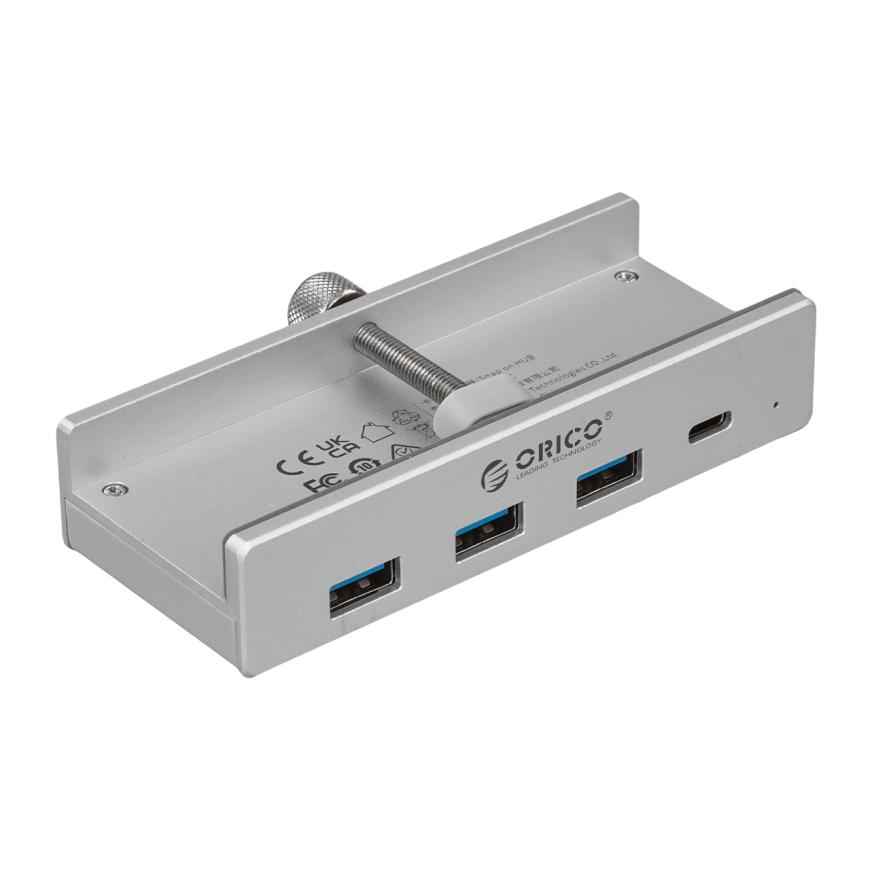 USB-хаб с зажимом ORICO (USB-C) (MH4PC)