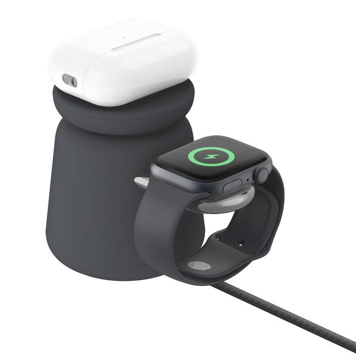 Зарядная станция MagSafe Belkin BoostCharge Pro для iPhone и Apple Watch (WIZ020, UK)