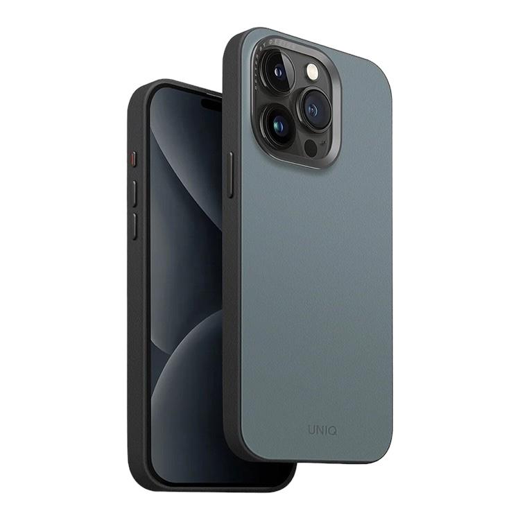 Кожаный чехол MagSafe Uniq Lyden DS для iPhone 15 Pro
