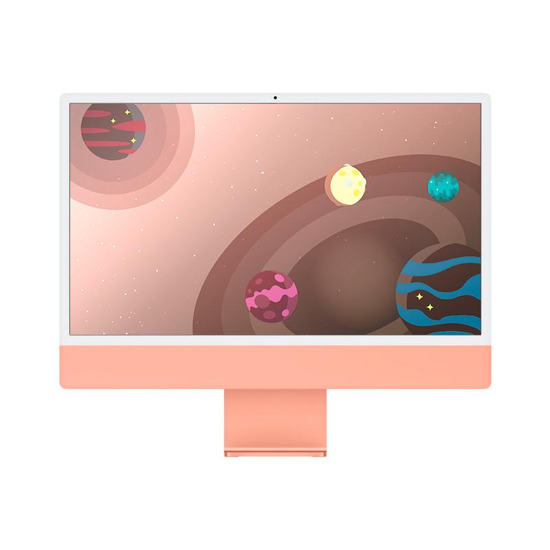 Моноблок Apple iMac 4.5K 24" Orange (M1 8-Core CPU/8-Core GPU, 8GB, 512Gb) (2021)