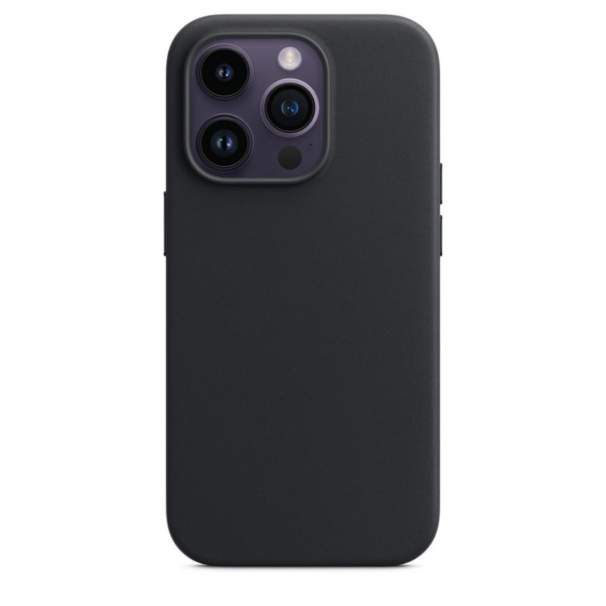 Кожаный чехол MagSafe Apple Leather Case для iPhone 14 Pro