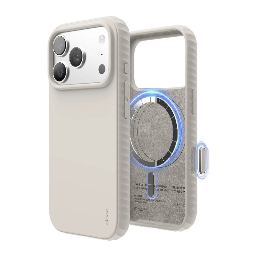 Силиконовый чехол MagSafe elago Ridge Silicone Case для iPhone 17 Pro