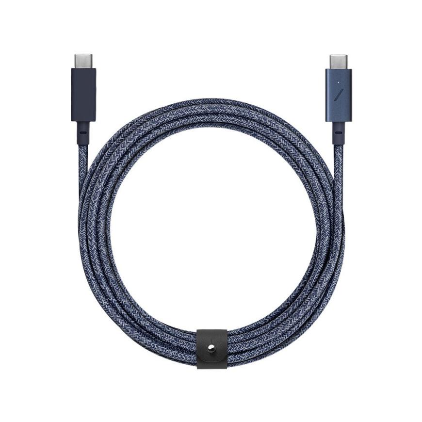 Кабель с оплёткой и ремешком Native Union Belt Cable Pro USB-C (USB 2.0) (2,4 м)