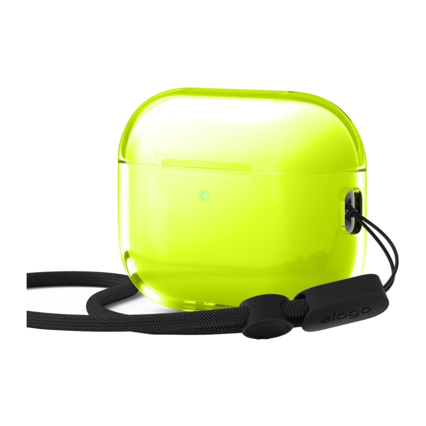 Прозрачный чехол с ремешком elago Clear Strap Case для AirPods Pro 3