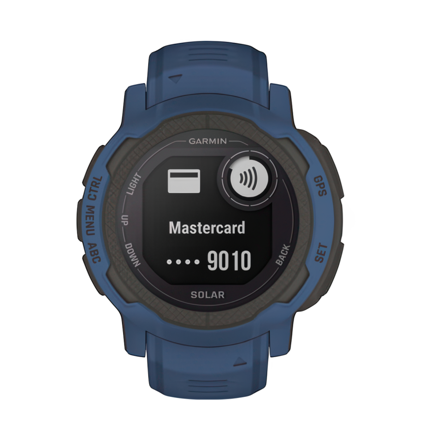 Спортивные часы Garmin Instinct 2 Solar, 45 мм, силиконовый ремешок цвета «морской прилив»