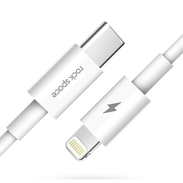 Кабель ROCK Round Cable Type-C – Lightning