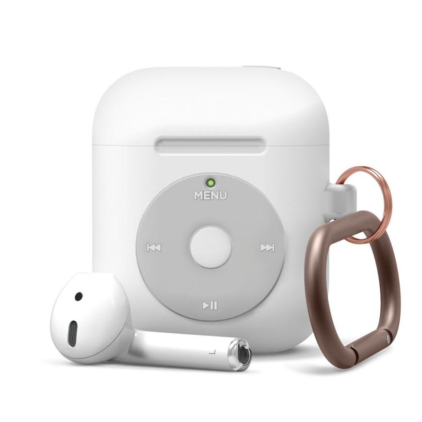 Силиконовый чехол с карабином elago AW6 Hang Case для AirPods 1-го и 2-го поколений