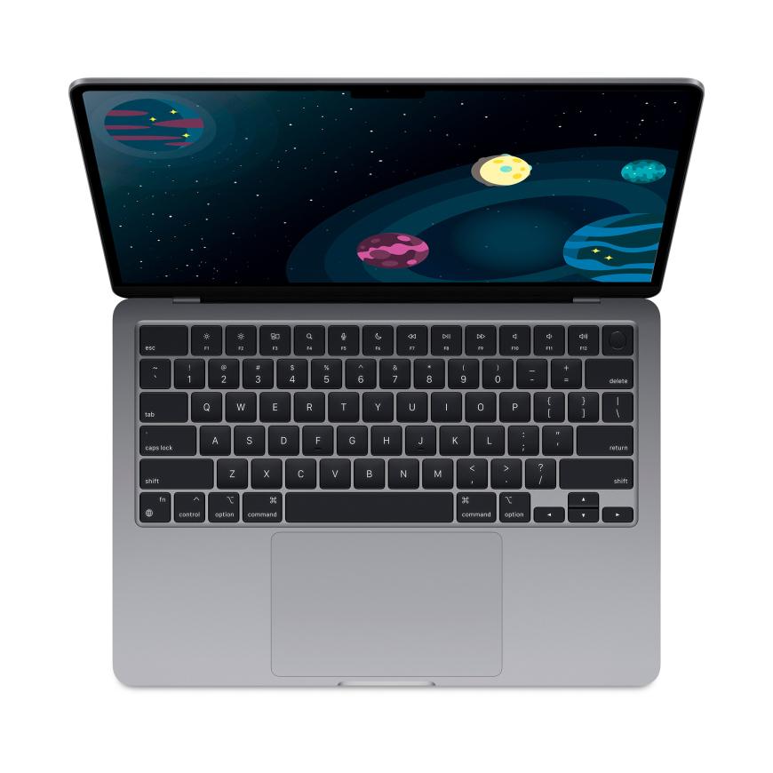 Ноутбук Apple MacBook Air 13" MC8G4 (M3 8-Core, GPU 8-Core, 16GB, 256GB) («Серый космос» | Space Gray) - фото 1