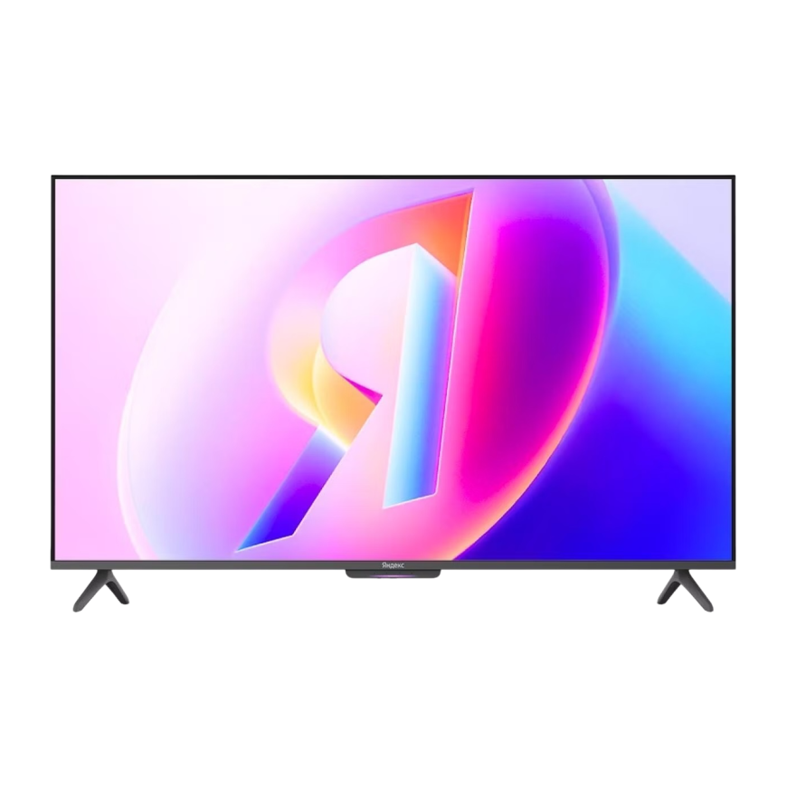 Умный телевизор Яндекс ТВ Станция Бейсик QLED с Алисой, 65" 4K UHD (YNDX-00081)