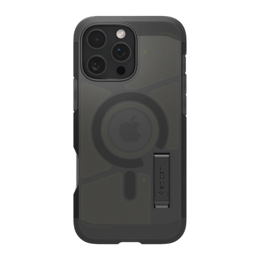 Гибридный чехол MagSafe Spigen Rugged Armor AI (MagFit) для iPhone 16 Pro