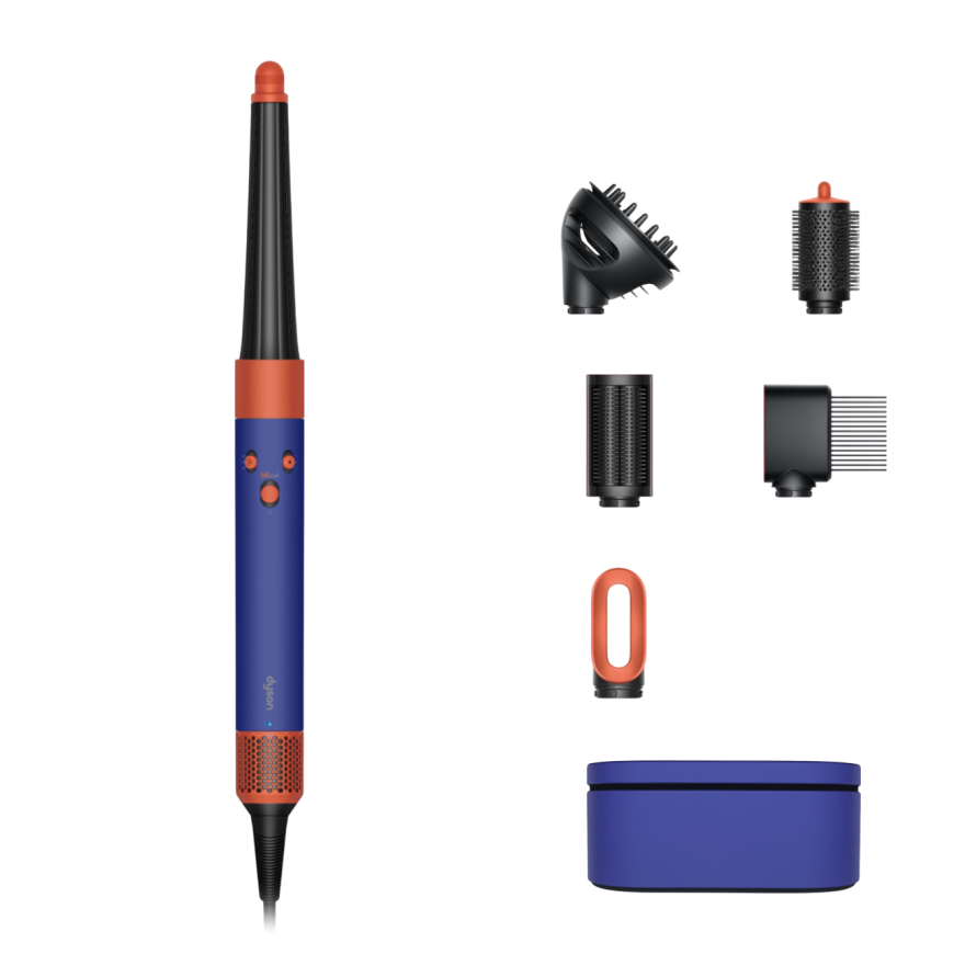 Стайлер Dyson HS08 Hairstyler Airwrap i.d Curly+Coily (Vinca Blue/Topaz) (2024)