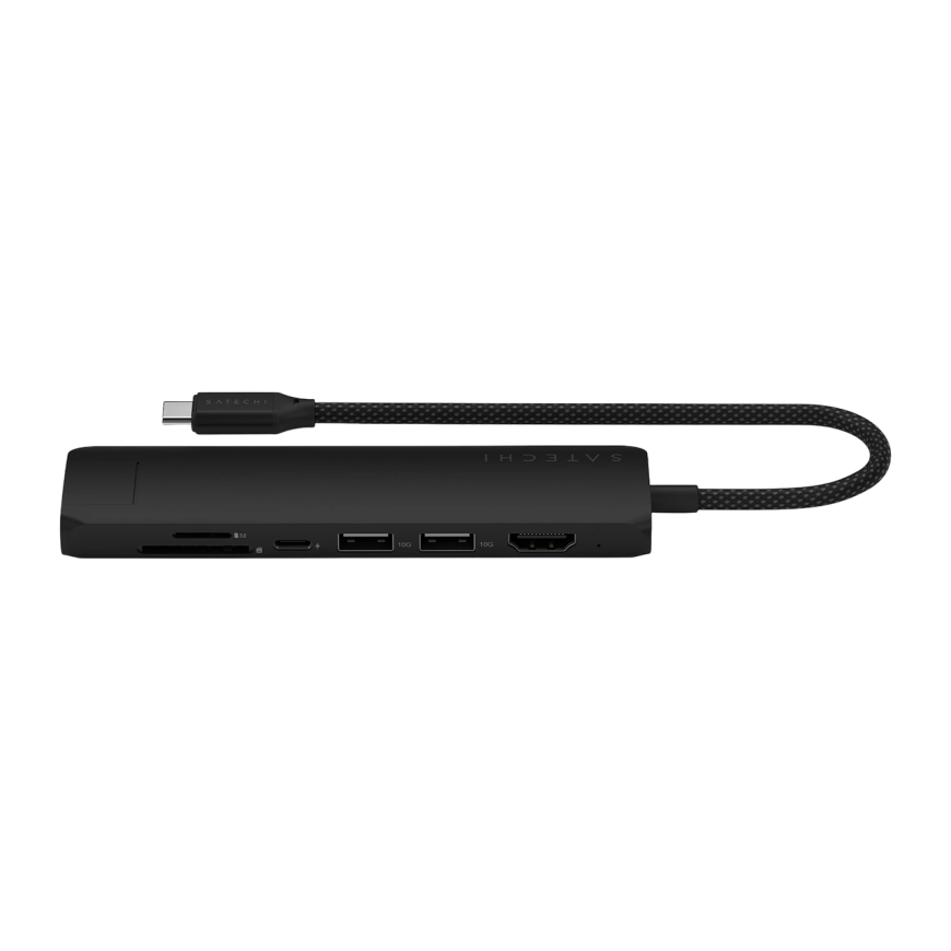 USB-Хаб Satechi Slim Multiport Adapter with Ethernet с USB-C (USB 3.2 Gen 2) - фото 1