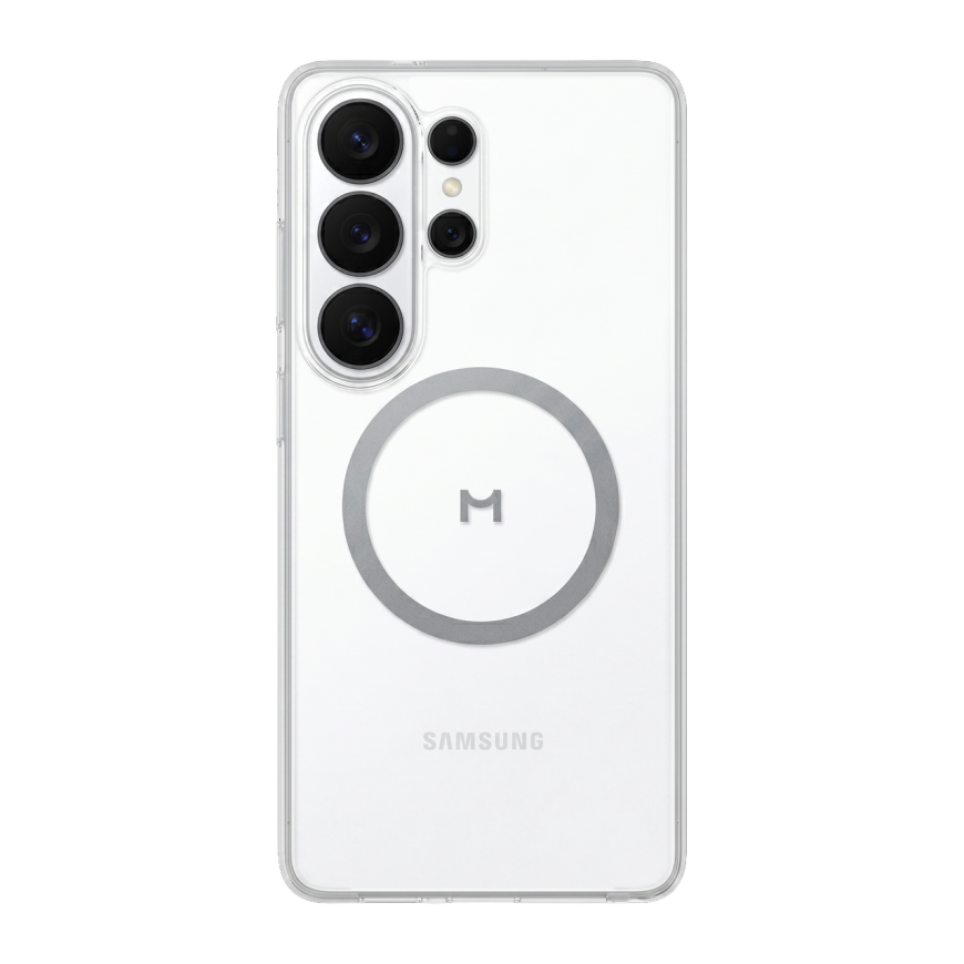 Прозрачный чехол MagSafe Magssory для Samsung Galaxy S26 Ultra