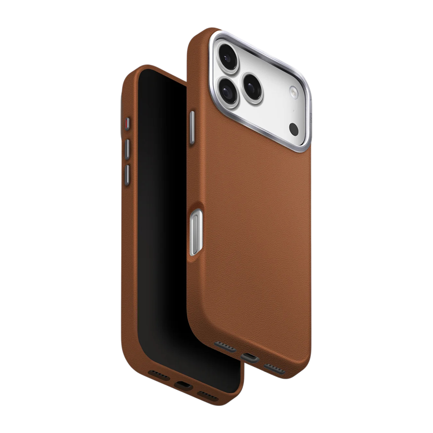 Кожаный чехол MagSafe Uniq Lyden для iPhone 17 Pro Max