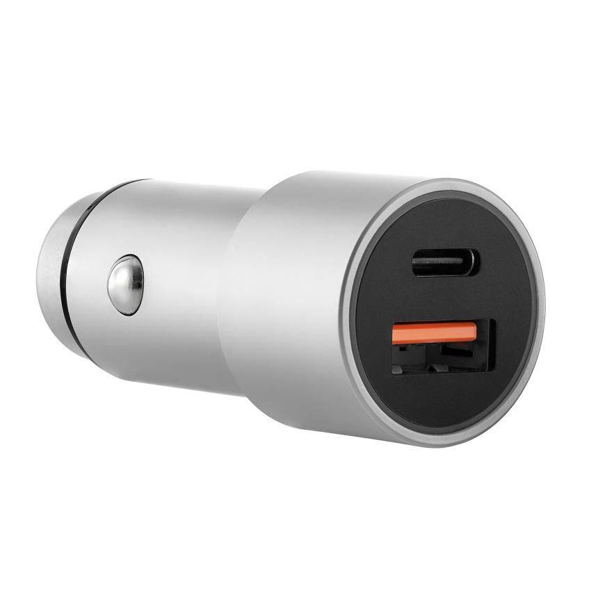 Автомобильное зарядное устройство uBear Ride Car Charger мощностью 20 Вт (USB-C, USB-A)