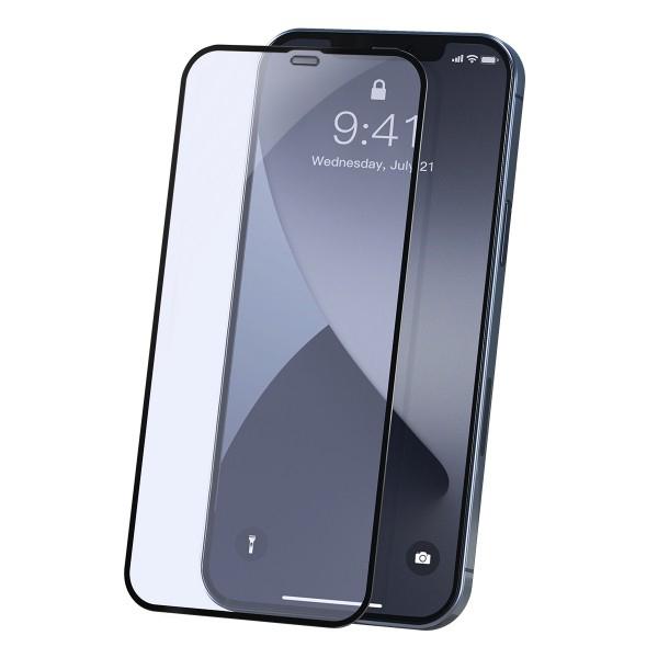 Защитное стекло Deppa для iPhone 12 и 12 Pro (2.5D, 0,3 мм, 9H; полная проклейка, олеофобное покрытие)