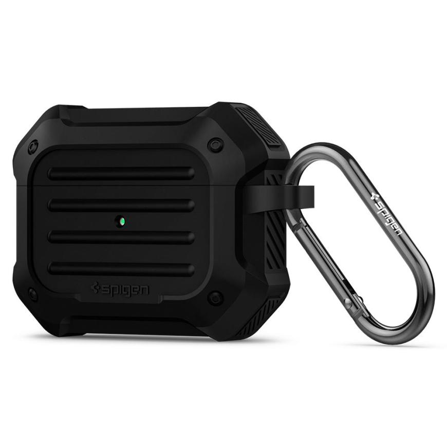 Защитный силиконовый чехол с карабином Spigen Tough Armor для AirPods Pro 1-го поколения