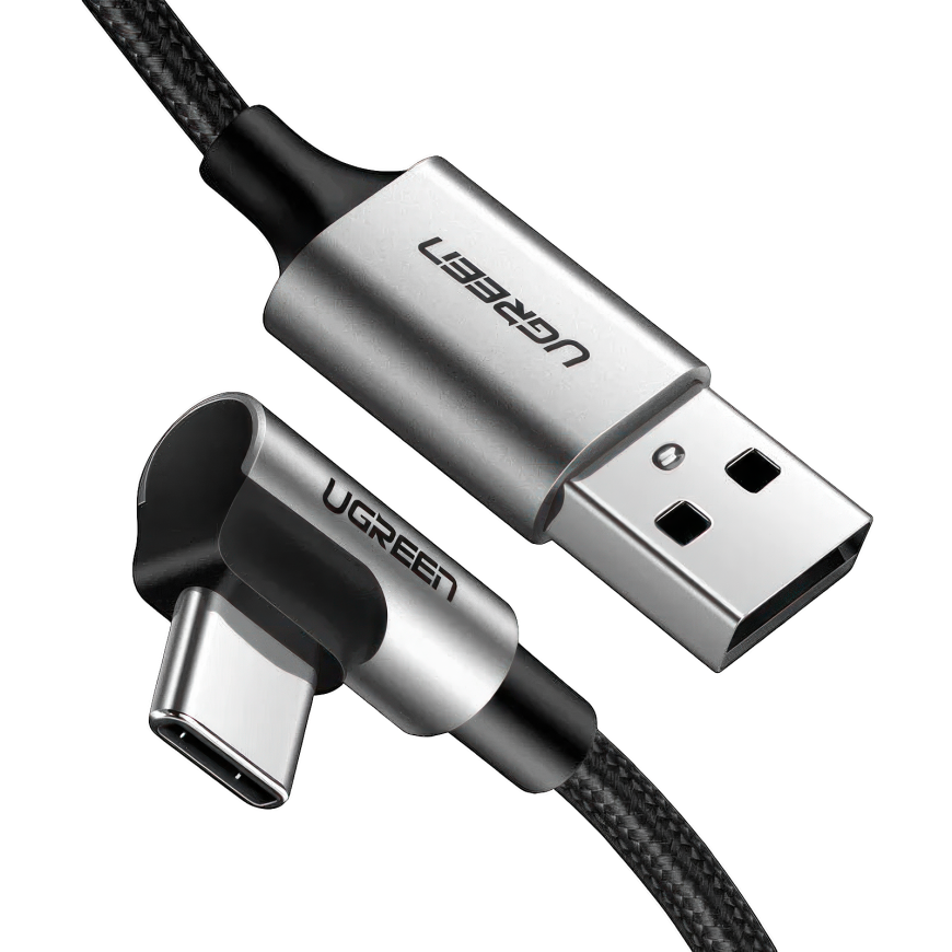 Кабель с нейлоновой оплёткой Ugreen USB-C — USB-A (3 м) (US284)