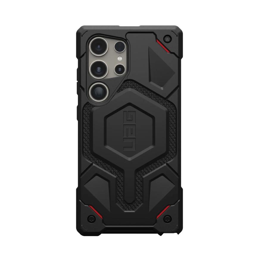 Защитный чехол с поддержкой MagSafe UAG Monarch Pro Magnetic Kevlar для Samsung Galaxy S24 Ultra