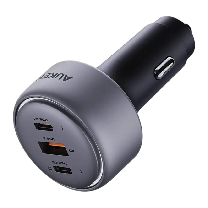 Автомобильное зарядное устройство AUKEY Pathfinder Mix 3 мощностью 100 Вт (2 USB-C, USB-A)